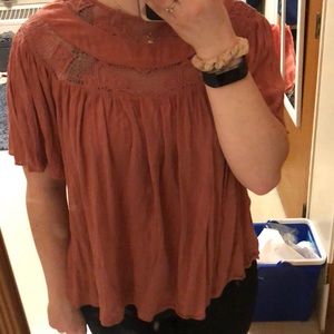 Mauve blouse